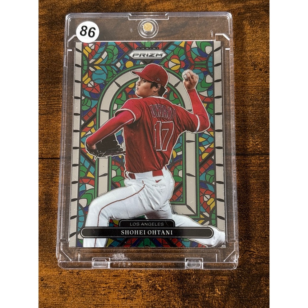 2022 Panini Prizm Stained Glass Shohei Ohtani SG-3 Los Angeles Angels SP Card